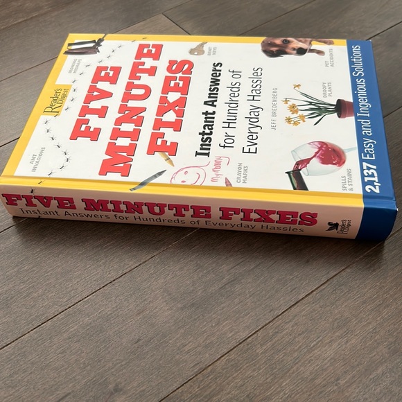 READER’S DIGEST Five Minute Fixes Book, Instant Answers Hundreds Everday Hassles - Picture 8 of 9